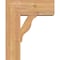 Ekena Millwork Funston Block Smooth Bracket w/ Offset Brace, Western Red Cedar, 7 1/2"W x 18"D x 22"H BKT0806X18X22FST05SWR - alternate 3